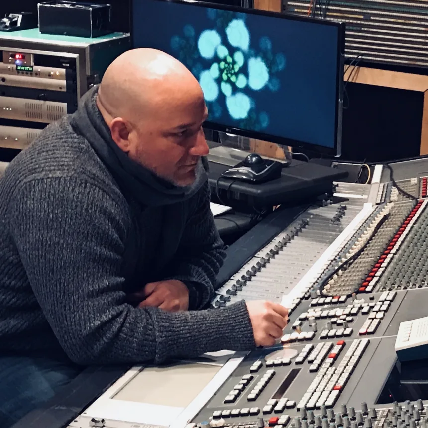 Stephen Mr. Mig Migliore in the studio